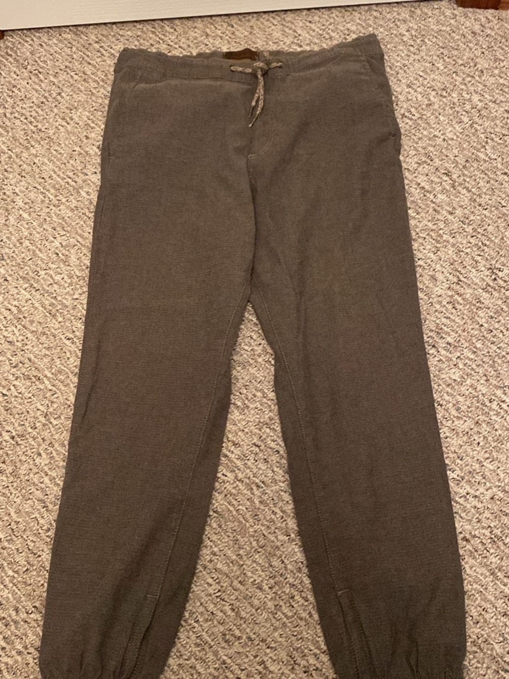 Men's Casual Drawstring Joggers in Olive
